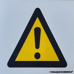 Placa A1 – 300×300 mm Alerta Geral