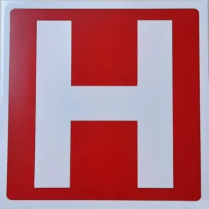 Placa E9 – 200×200 mm Localização de Hidrante