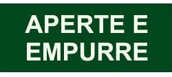 Placa M3 - 380x190mm Aperte e Empurre