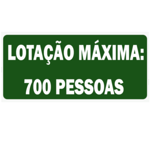 Placa de Lotação Máxima
